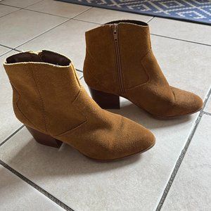 Aldo Tan suede booties